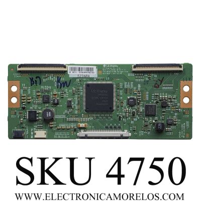 T-CON PARA TV HKPRO / LG / NUMERO DE PARTE 6871L-5226E / 6870C-0738A / 5226E / PANEL LC490EGE (FH)(M1) / DISPLAY LC490EGY (SY)(M4) / LC490EGY (SK)(M3) / MODELO HKP49UHD5 / 49UF6490-UB / 49UF6490-UB.AUSYLJR
